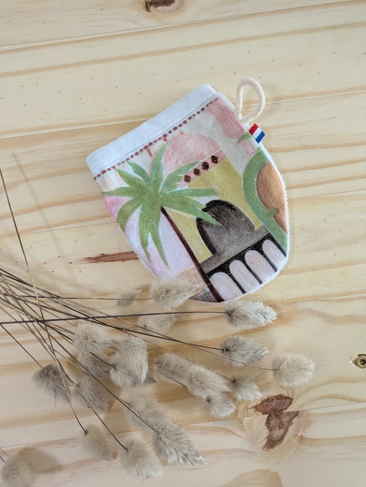 Gant de toilette apprentissage Villa, personnalisable