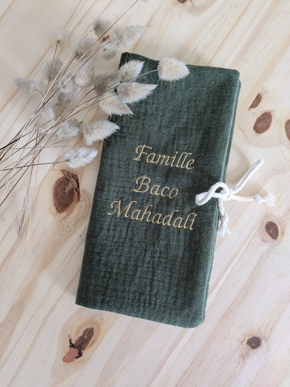 Protège livret de famille – modèle personnalisable